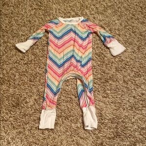 Little SLEEPIES Colorful Chevron Kids One Piece